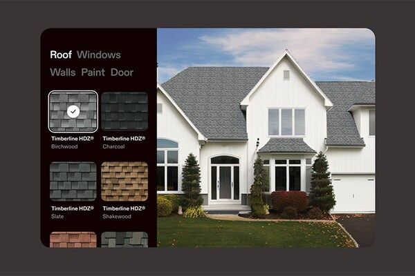 Virtual home remodeler on hover