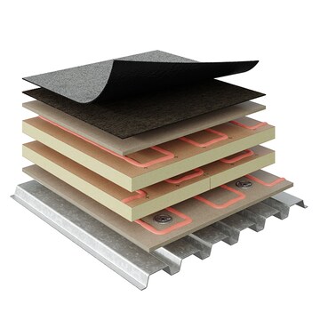 Components of the APP, Torch-Applied, Modular Bitumen roofing system by GAF