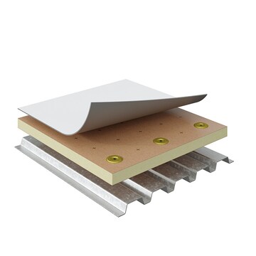 Components of the GAF smooth TPO induction welded roofing system using electrical heating