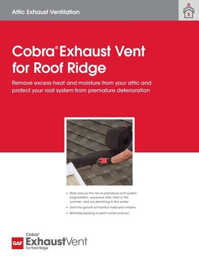 Cobra® Exhaust Vent for Roof Ridge - RESCB137