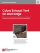 Cobra® Exhaust Vent for Roof Ridge - RESCB137