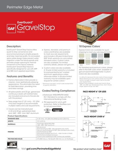 EverGuard® Gravel Stop - COMGN745