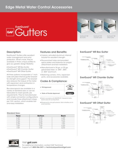 EverGuard® Gutters - COMGN747