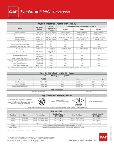 EverGuard® PVC Membrane - COMEG863