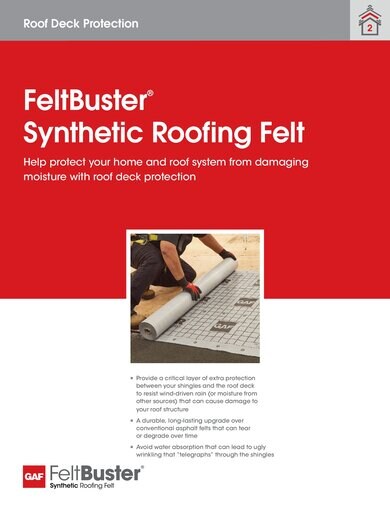 FeltBuster® Synthetic Roofing Felt - RESUL183
