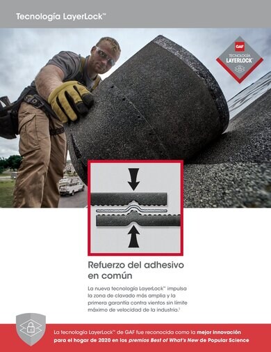 Technología Layerlock™ - RESTZ114S Spanish