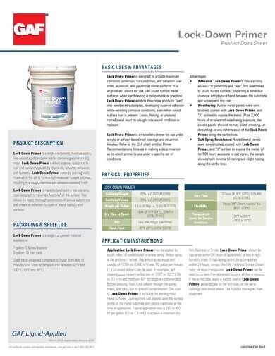 GAF Lock-Down Primer