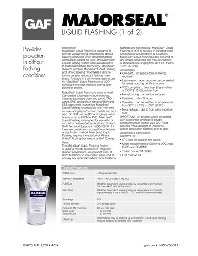 MajorSeal™ Liquid Flashing