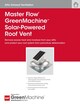 Master Flow® GreenMachine™ Solar-Powered Roof Vent - RESMF158