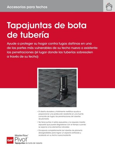 Tapajuntas de bota de tuberia Master Flow™ Pivot™ - RESMF335S