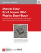 Master Flow® Roof Louver IR65 Plastic Slant-Back - RESMF186
