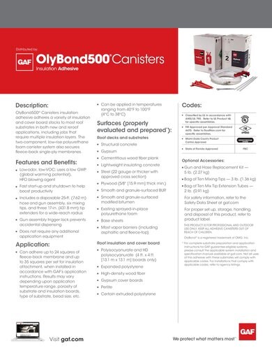 OlyBond500® Canister - COMGN729 