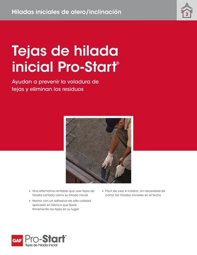 Tejas de hilada inicial Pro-Start® - RESGN546S