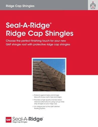 Seal-A-Ridge® Ridge Cap Shingles - RESHR112