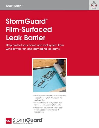 StormGuard® Film-Surfaced Leak Barrier - RESUL116