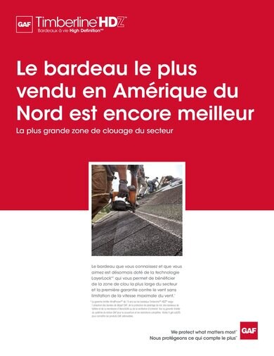 Bardeaux TimberlineMD HDZMC - RESTZ102F