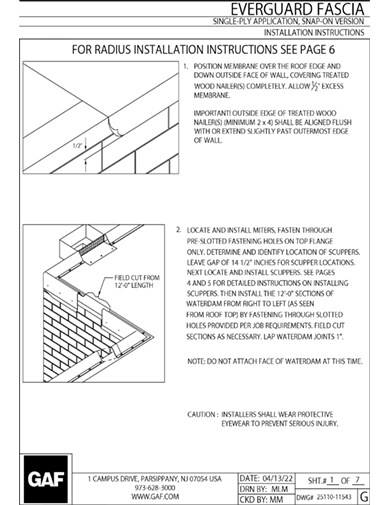 EverGuard® Fascia Installation Instructions