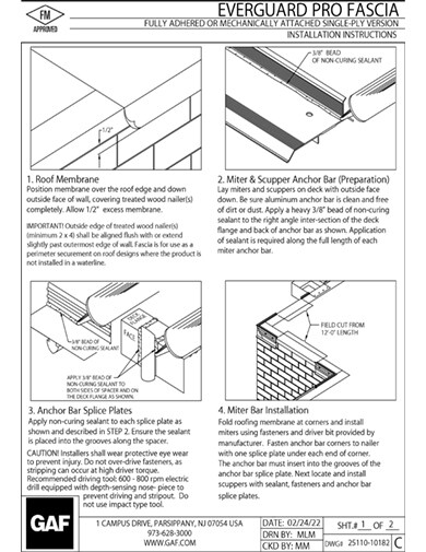 EverGuard® Pro Fascia Installation Instructions