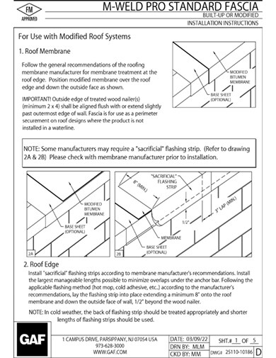 M-Weld™ Pro Standard Fascia