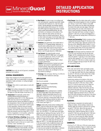 Mineral Guard Installation Instructions - RESGN407